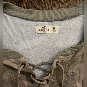 Hollister camo long sleeve